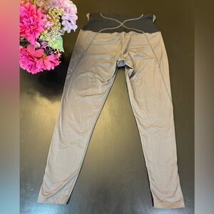 Copper Life Womens Back Support Leggings Slate Grey sz M